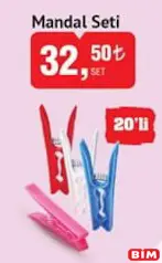MANDAL SETİ 20'Lİ
